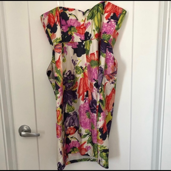 J. Crew Silk Strapless Dress - Picture 2 of 4